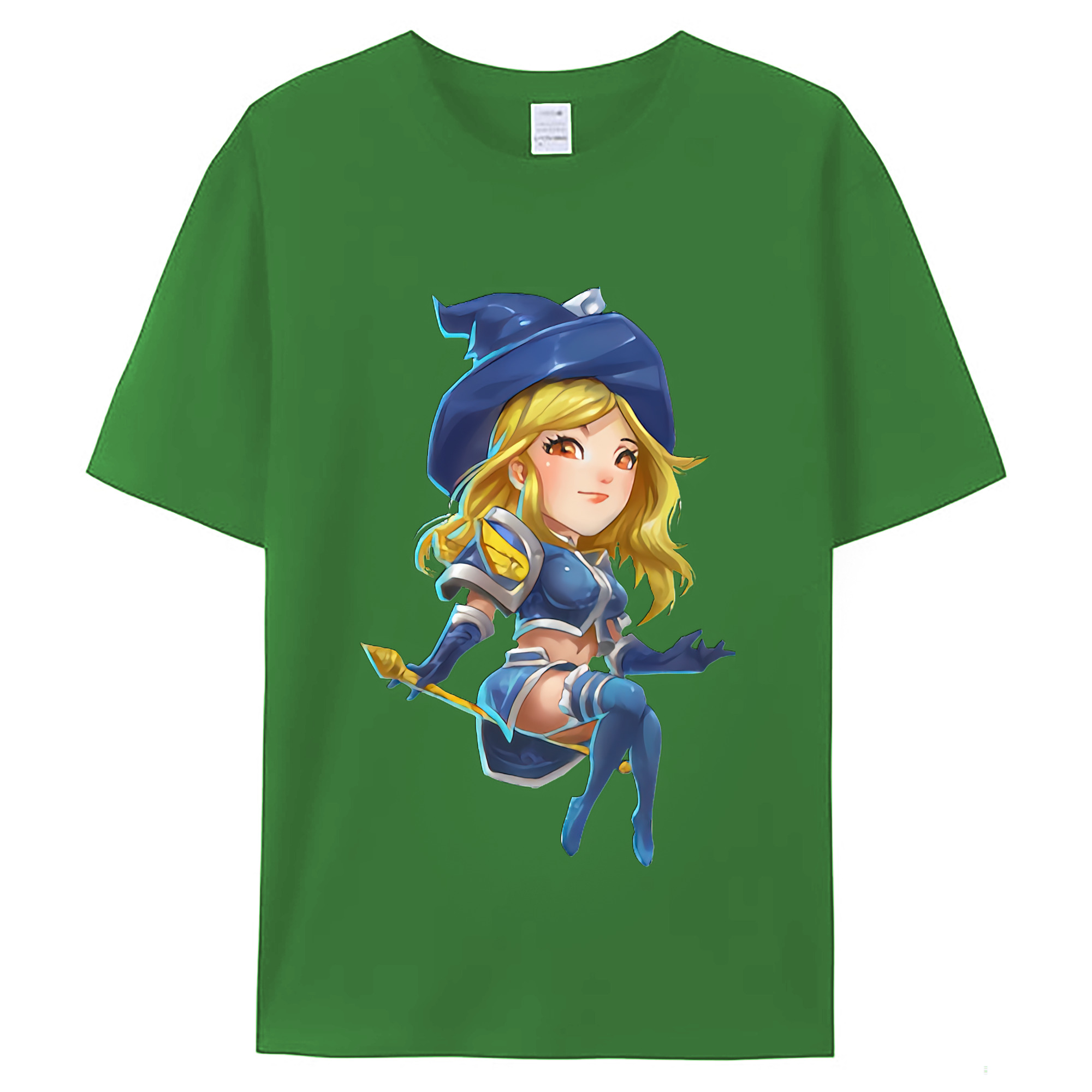（画像用） リーグ・オブ・レジェンド League of Legends LOL レディースカジュアルプリントTシャツ（綿100％）